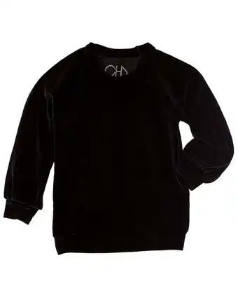 Walmart Chaser girls Stretch Velvet Blouson Sleeve Raglan Pullover, 2 offer
