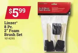 Ace Hardware Linzer 8 Pc. 2 Foam Brush Set offer
