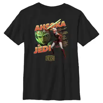 Walmart Boy's Star Wars: Tales of the Jedi Ahsoka is Jedi Graphic Tee Black Small offer