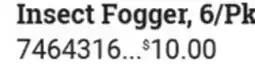 Ace Hardware Insect Fogger, 6/pk offer