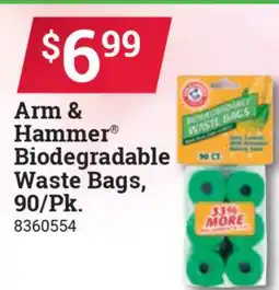Ace Hardware Arm & Hammer Biodegradable Waste Bags, 90/ Pk offer