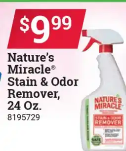 Ace Hardware Nature's Miracle Stain & Odor Remover offer