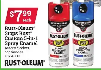Ace Hardware Rust-Oleum Stops Rust Custom 5-in-1 Spray Enamel offer