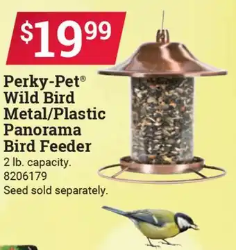 Ace Hardware Perky-Pet Wild Bird Metal/Plastic Panorama Bird Feeder offer