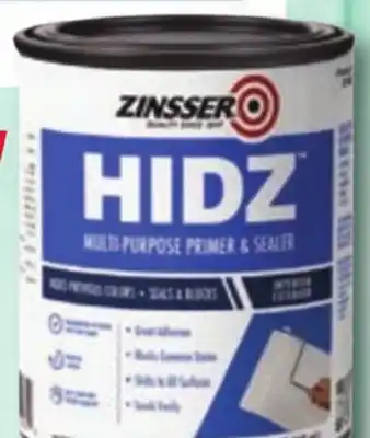 Ace Hardware Zinsser HIDZ Multi-Purpose Primer & Sealer, Qt offer