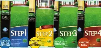 Ace Hardware Scotts 4 Step Annual Program offer