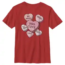 Walmart Boy's Star Wars: The Mandalorian The Child TooCute Candy Hearts Graphic Tee Red X Large offer