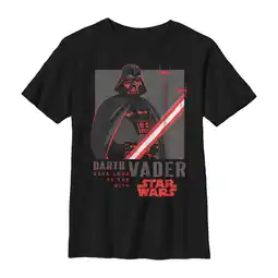 Walmart Boy's Star Wars Galaxy of Adventures Darth Vader Dark Lord Graphic Tee Black Small offer