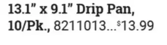 Ace Hardware 13.1 x 9.1 Drip Pan 10/pK offer