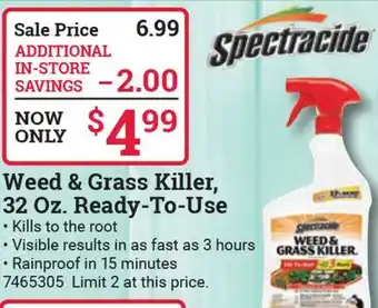 Ace Hardware Weed & Grass Killer, 32 oz. Ready-To-Use offer
