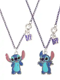Walmart Disney Girls/Tween Lilo & Stitch Best Friends Necklace, Set of 2 with BFF Charm, 18 offer