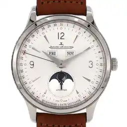 Walmart Pre-Owned Jaeger-LeCoultre Master Control Calendar 830.8.A6.S Q4148420 SS Wristwatch... (Good) offer