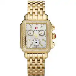 Walmart Michele Deco Day Diamond Ladies 33mm Watch MWW06P000100 offer