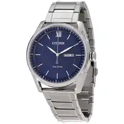Walmart Citizen Eco-Drive Classic Blue Dial Men's Watch AW0081-54L offer