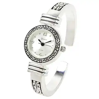 Walmart Silver Western Style Decorated Bangle Cuff Watch for Women offer
