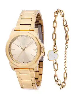 Walmart INVICTA Speedway Lady 34mm Stainless Steel Gold Gold dial PC21J Quartz offer