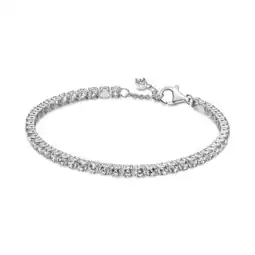 Walmart Pandora Sparkling Tennis Bracelet 591469C01-18 - Sterling Silver, Cubic Zirconia, 18cm offer