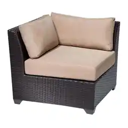 Walmart TKC Barbados Corner Patio Chair Tan offer