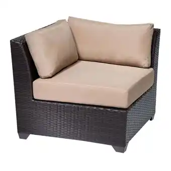 Walmart TKC Barbados Corner Patio Chair Tan offer