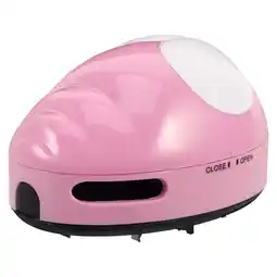 Walmart Storage Bins with Lids Mini Desktop Vacuum Cleaner 11.00X8.00X7.00CM Pink offer