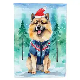 Walmart Keeshond Christmas House Flag 28 in x 40 in offer