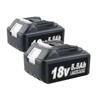 Walmart Mingsci For MAKITA Li-Ion 18V Makita BL1850B 5500mah Replace for BL1815 BL18302Pack offer