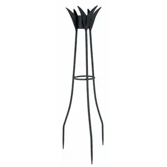 Walmart 34 in. H Spiked Gazing Globe Stand - Powder Coated in Black offer