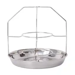 Walmart yotijay BBQ Tray Holder Grill Rack Organizer Portable Barbecue Tray Recycling Basket S offer
