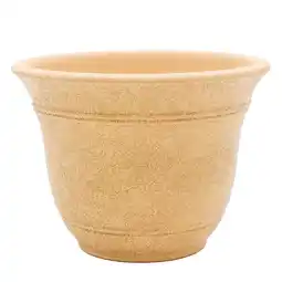 Walmart The HC Companies Sierra Round Self-Watering Pot with Internal Disk, 16 Inch, Arizona Sand offer