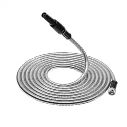 Walmart hostic 25FT Stainless Steel Metal Garden Water Hose Pipe Flexible Lightweight offer