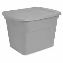 Walmart 18 gal Hazelwood Storage Tote - Pack of 8 offer