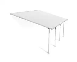 Walmart Palram - Canopia Feria Polycarbonate Carport, 13' x 20', White offer
