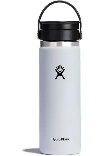 Walmart Hydro Flask Wide Mouth with Flex Sip Lid Insulated Water Bottle Travel Mug - 20 oz- White offer