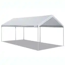 Walmart Open Box Caravan Canopy Domain 10x20 ft Straight Leg Instant Canopy Tent-White offer