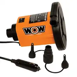 Walmart WOW Sports 12V DC Air Pump for Watersports with 3 Universal Valve Adapters, 1 Piece offer