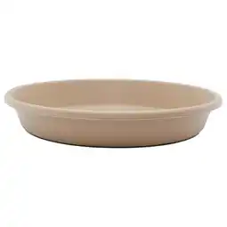 Walmart The HC Companies Classic 17.5 Inch Round Plant Pot Saucer Drip Tray, Sandstone offer