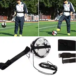 Walmart Opolski Adjustable Football Kick Trainer Soccer Ball Kicker Practice Belt Training Tool offer