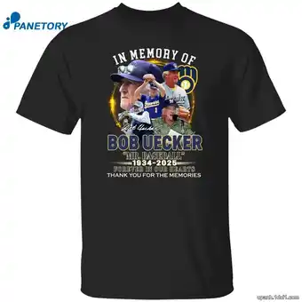 Walmart In Memory Of Bob Uecker Mr Baseball 1934 2025 Shirt offer