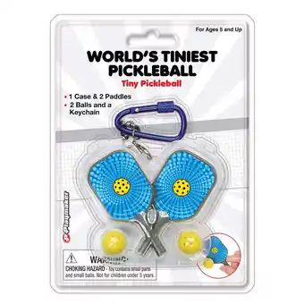 Walmart World's Tiniest Tiny Pickleball Set Multicolored 5 pc offer