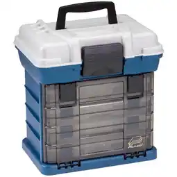 Walmart Plano 1364-00 4-By Rack System Blue/Silver ProLatch Utility Fishing Tackle Box offer