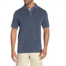 Walmart Tommy Bahama Shoreline Surf Polo Shirt Short Sleeve Mens Golf Shirt, Midnight Blue Size L offer