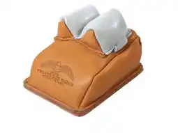 Walmart Protektor Super Slick Silver Bunny Ear Rear Shooting Rest Bag with Heavy Bottom Leather Tan Filled offer