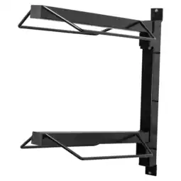 Walmart Easy-Up Mounted Saddle Racks | Storage Solution | Black | 2 Tier Saddle Rack offer