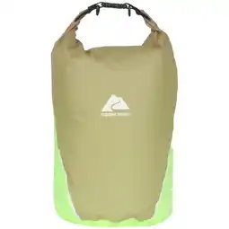 Walmart Ozark Trail Dry Bag 10L, Green-Tan, Coated Nylon Fabric, Water Resistant offer