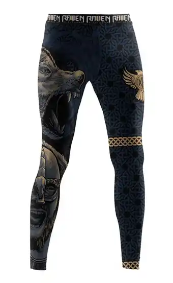Walmart Raven Fightwear Men's Ulfhedinn BJJ MMA Spats Black Small offer