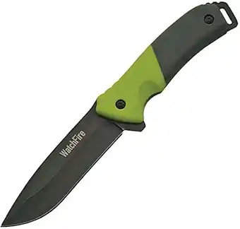 Walmart WatchFire Coated Stainless Steel Hunting Knife, Black offer