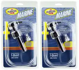 Walmart 2 Pack Pennzoil 36672 Marine Lower Unit Fill Pump (Quart) offer