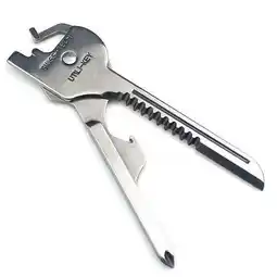 Walmart New 6 In 1 Utili-Key Mini Multitool Keyring Key Chain Camping Survival Rescue Pocket Plier Tools offer