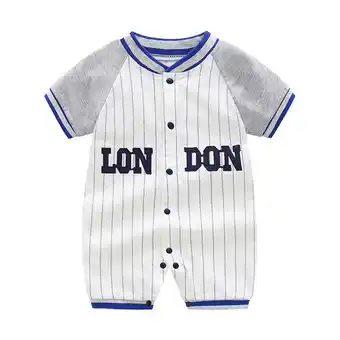 Walmart Baby Onesie Summer Clothes Cotton Crawling Baseball Sports Baby Bodysuit offer