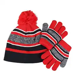 Walmart Girl Hats 2 Piece Bonnet Gloves Set For Children's Set For Autumn And Winter Warm Knitting Set offer